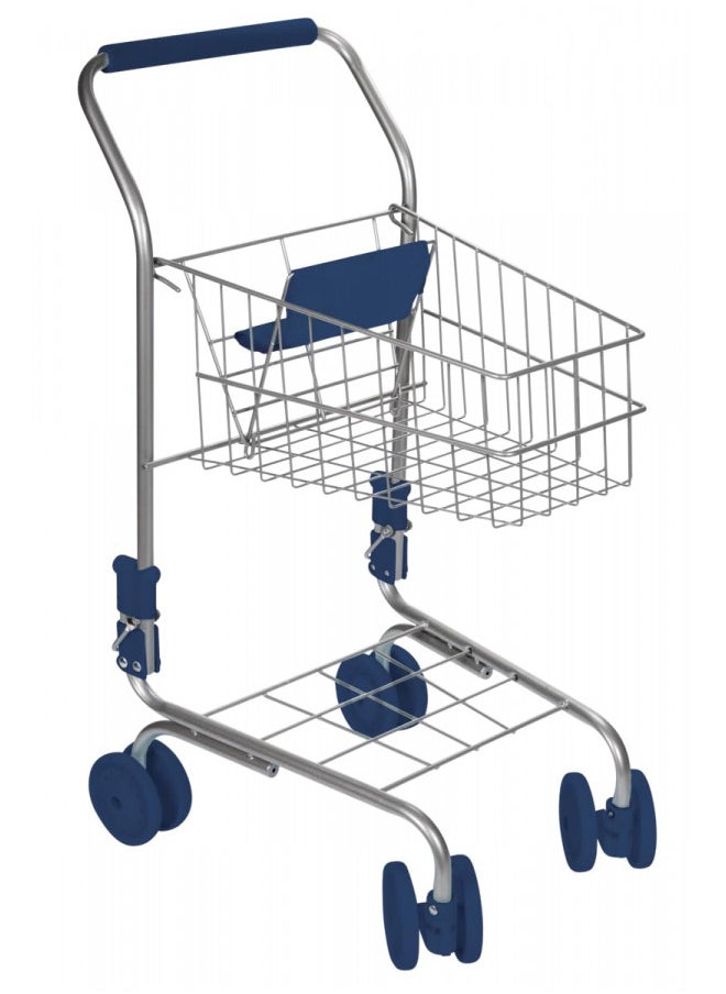 Toysmith, Miniature Grocery Shopping Cart, For Boys & Girls 3+ , Blue