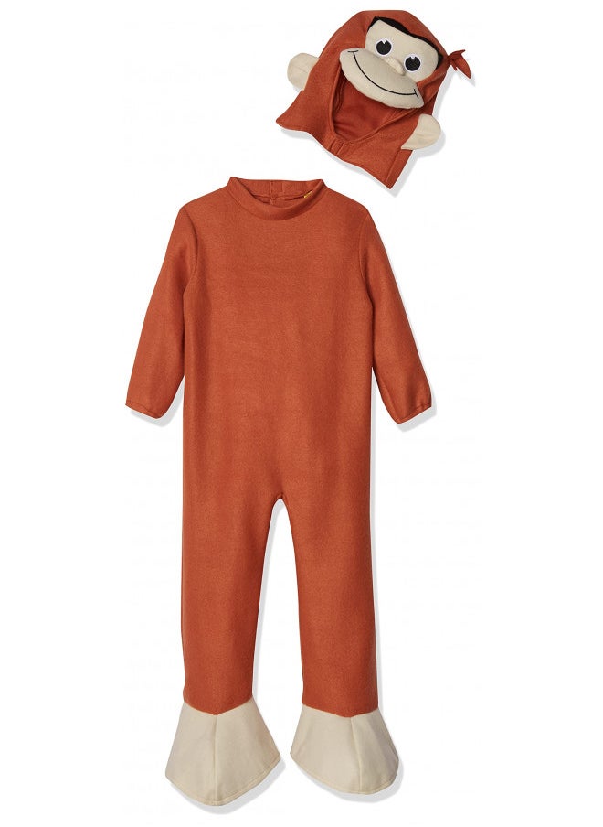 Curious George Monkey Costume, 6-12 Months