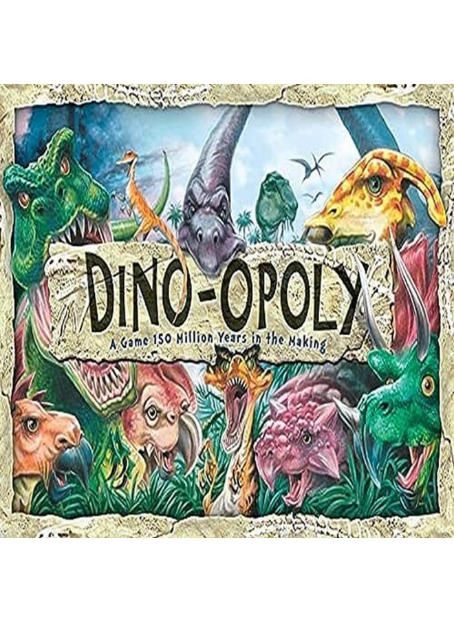 Late for the Sky Dino-Opoly Monopoly Board Game