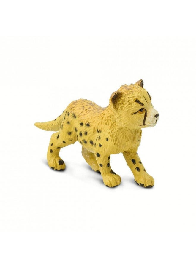 Safari Ltd. Wildlife Collection - Cheetah Cub Figurine Non-toxic and BPA Free - Ages 3 and Up