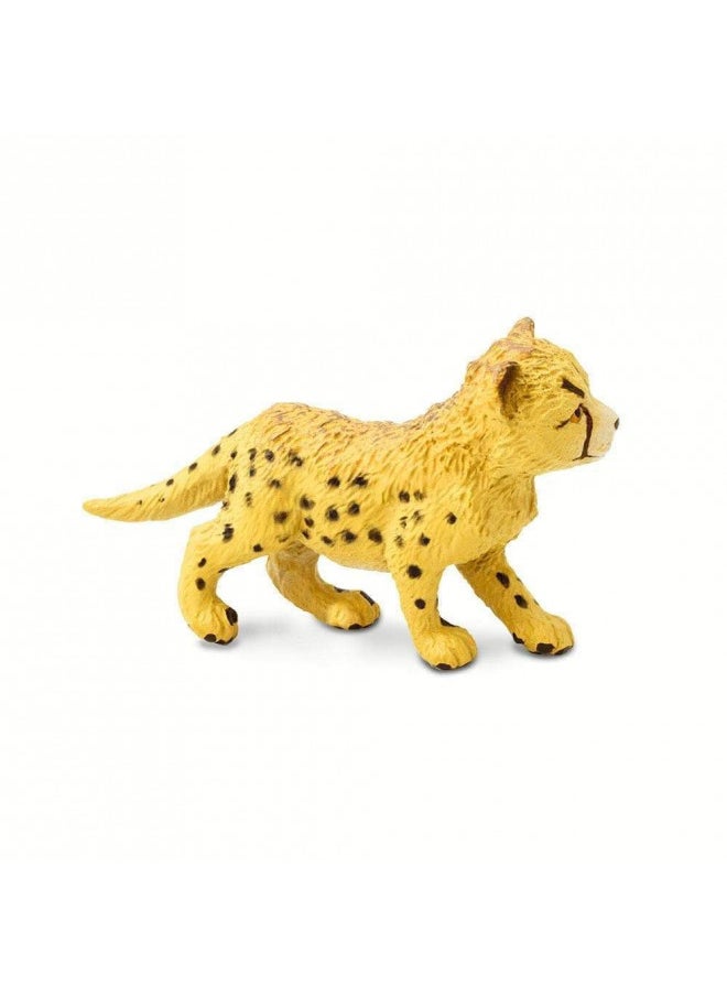 Safari Ltd. Wildlife Collection - Cheetah Cub Figurine Non-toxic and BPA Free - Ages 3 and Up