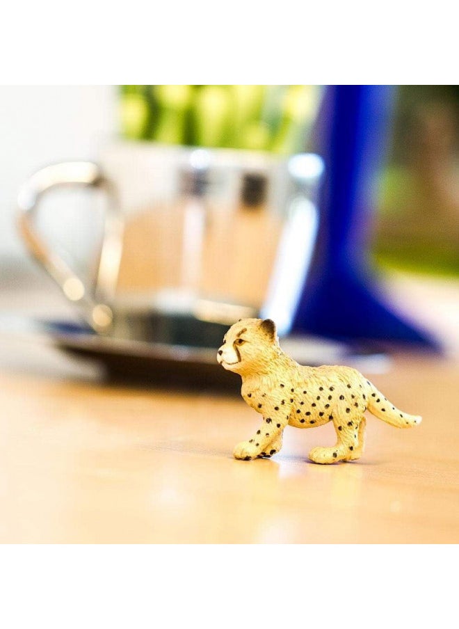 Safari Ltd. Wildlife Collection - Cheetah Cub Figurine Non-toxic and BPA Free - Ages 3 and Up