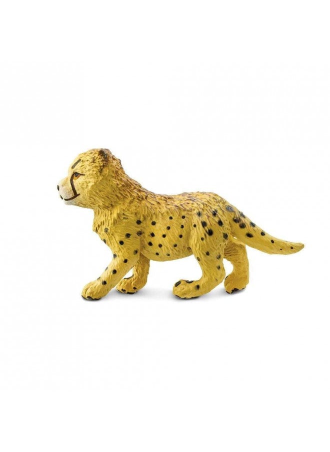 Safari Ltd. Wildlife Collection - Cheetah Cub Figurine Non-toxic and BPA Free - Ages 3 and Up