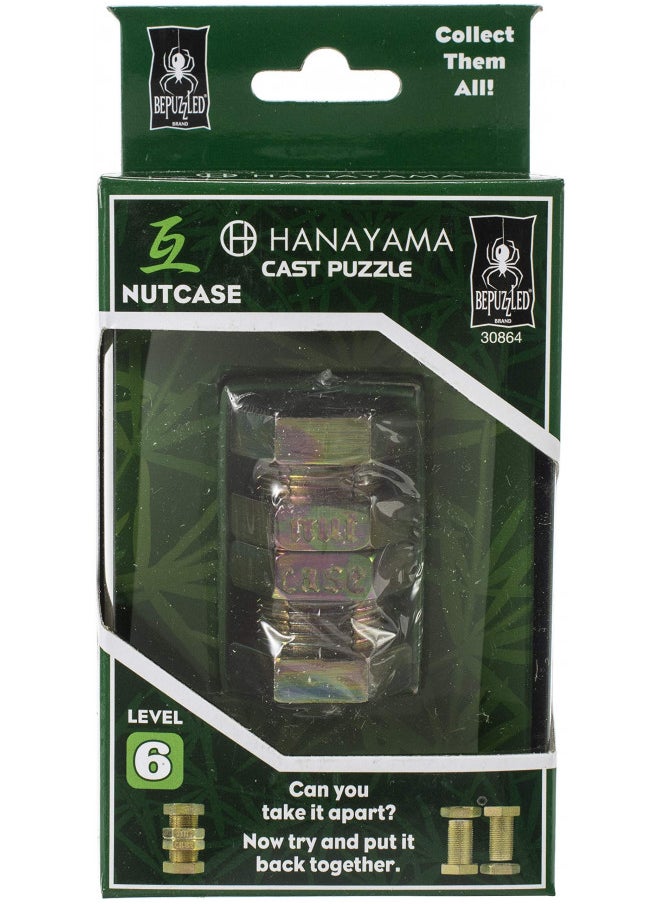 BePuzzled | Nutcase Hanayama Metal Brainteaser Puzzle Mensa Rated Level 6, for Ages 12 and Up