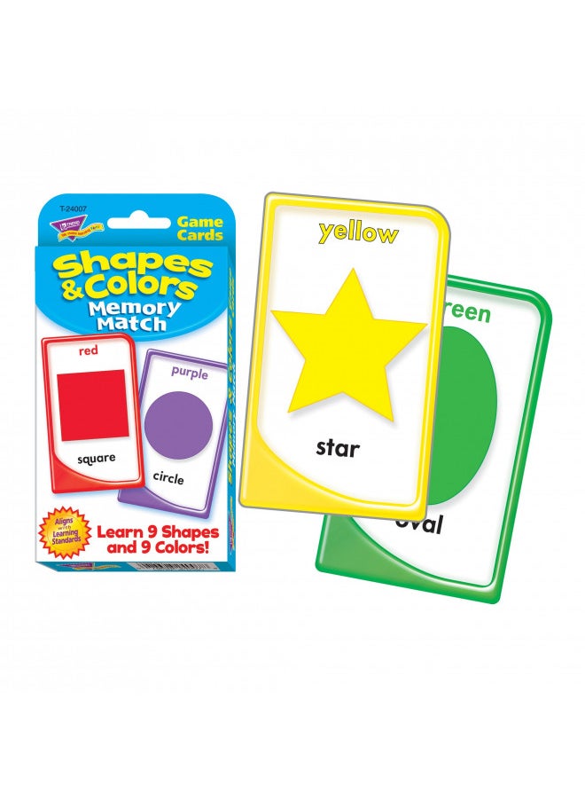 Colors and Shapes Memory Match