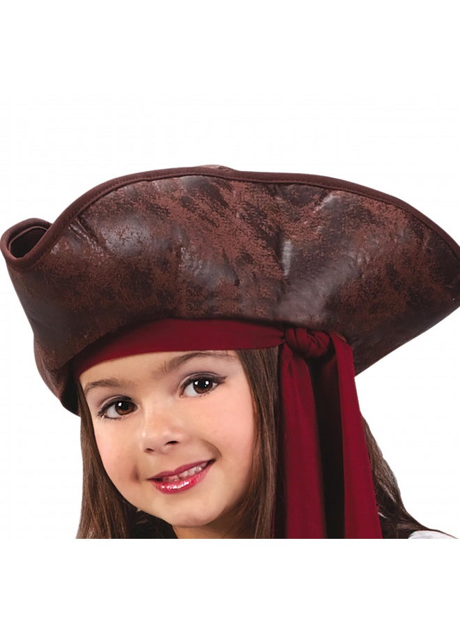 Fun World Baby Girls Toddler High Seas Buccaneer Costume, Maroon, Small US