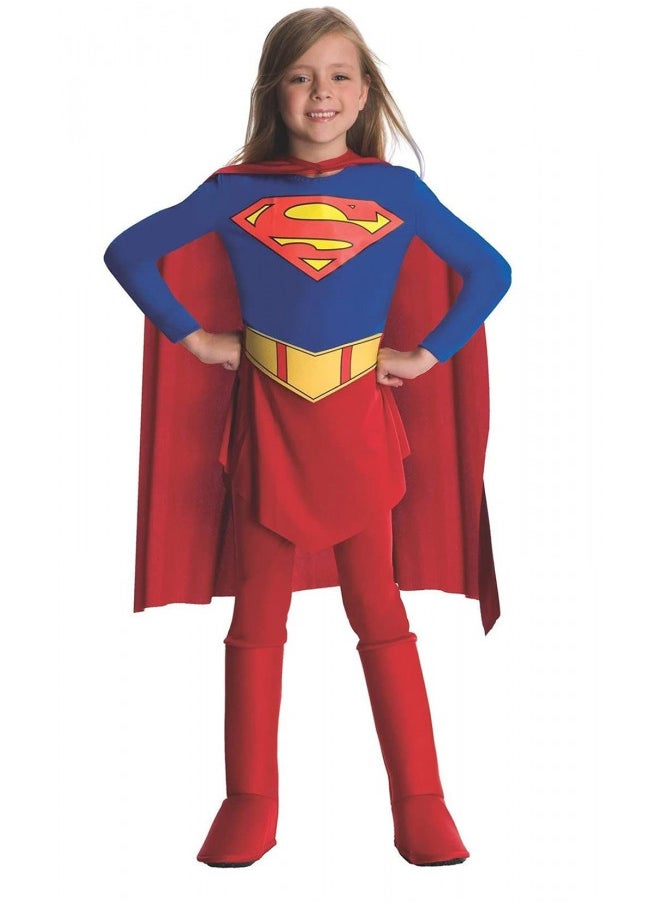 Rubie's DC Comics Supergirl Child's Costume, Multicolor, Toddler , Red