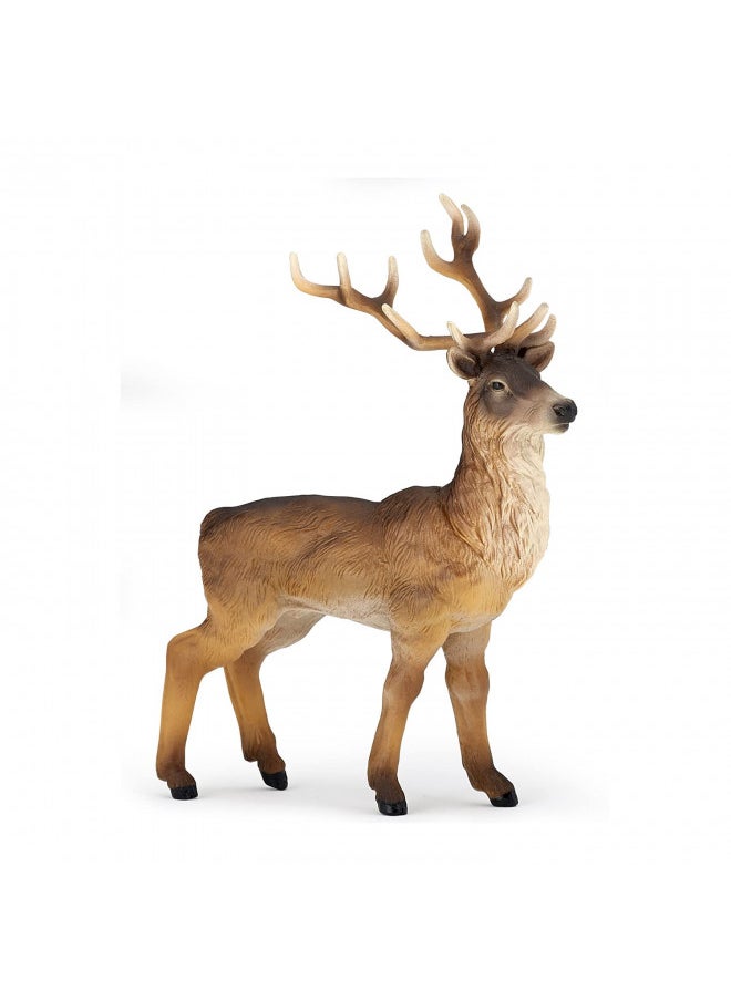 Papo -Hand-Painted - Figurine -Wild Animal Kingdom - Stag -53008 -Collectible - for Children - Suitable for Boys and Girls- from 3 Years Old