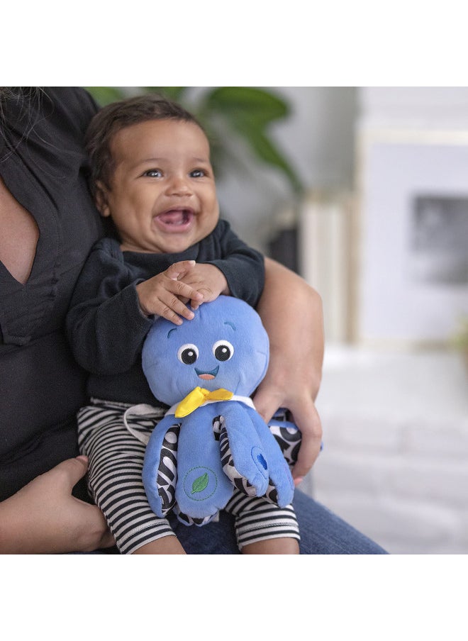 Baby Einstein Octoplush Musical Octopus Stuffed Animal Plush Toy, Age 3 Month+, Blue, 11