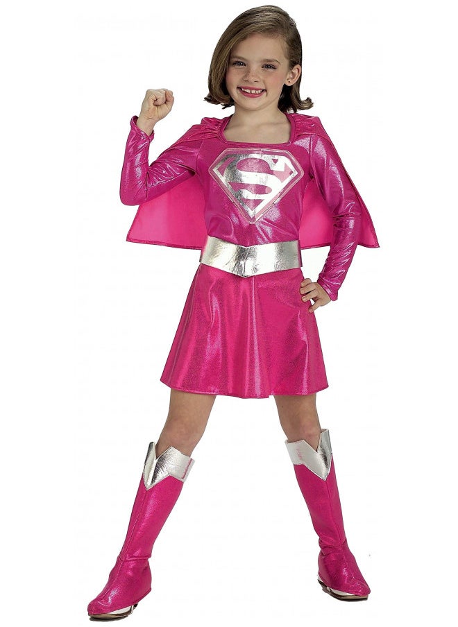 Rubie's Pink Supergirl Child's Costume, Toddler