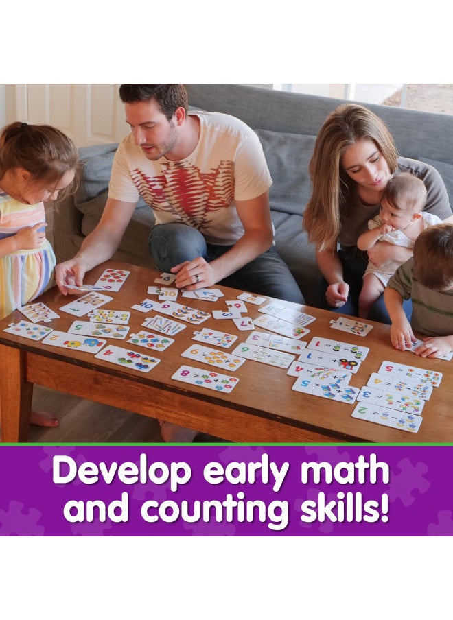 The Learning Journey Match It! Mathematics - STEM Addition and Subtraction Game - Helps to Teach Early Math Facts with 30 Matching Pairs Preschool Games & Gifts for Boys & Girls Ages 3 and Up, Multi