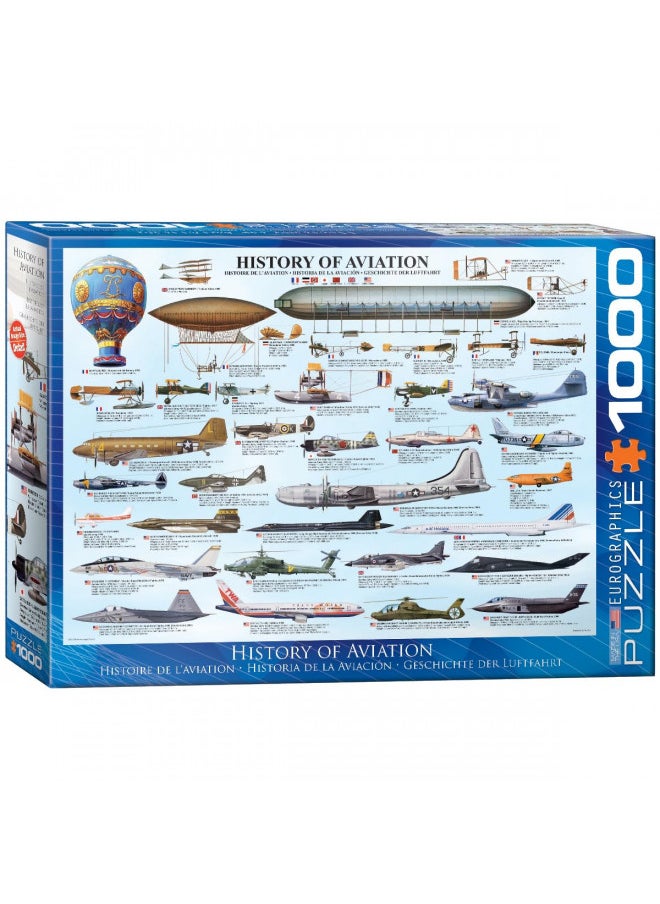 EuroGraphics History of Aviation Puzzle (1000-Piece)