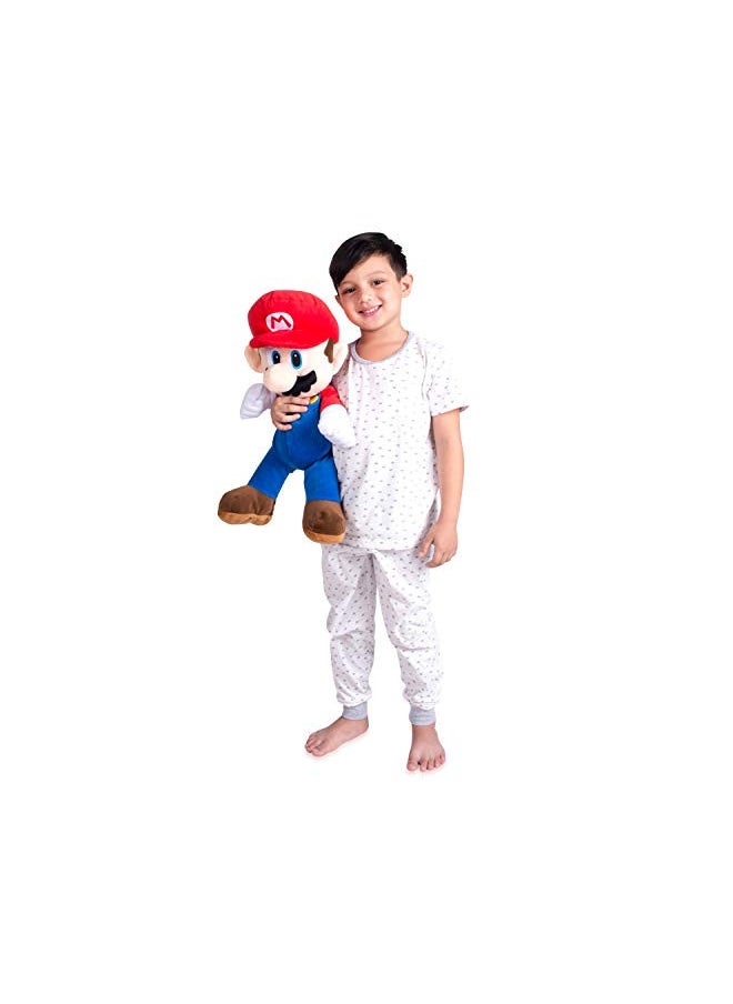 Super Mario Kids Bedding Super Soft Plush Cuddle Pillow Buddy, One Size, By Franco