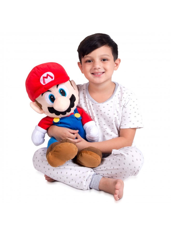 Super Mario Kids Bedding Super Soft Plush Cuddle Pillow Buddy, One Size, By Franco