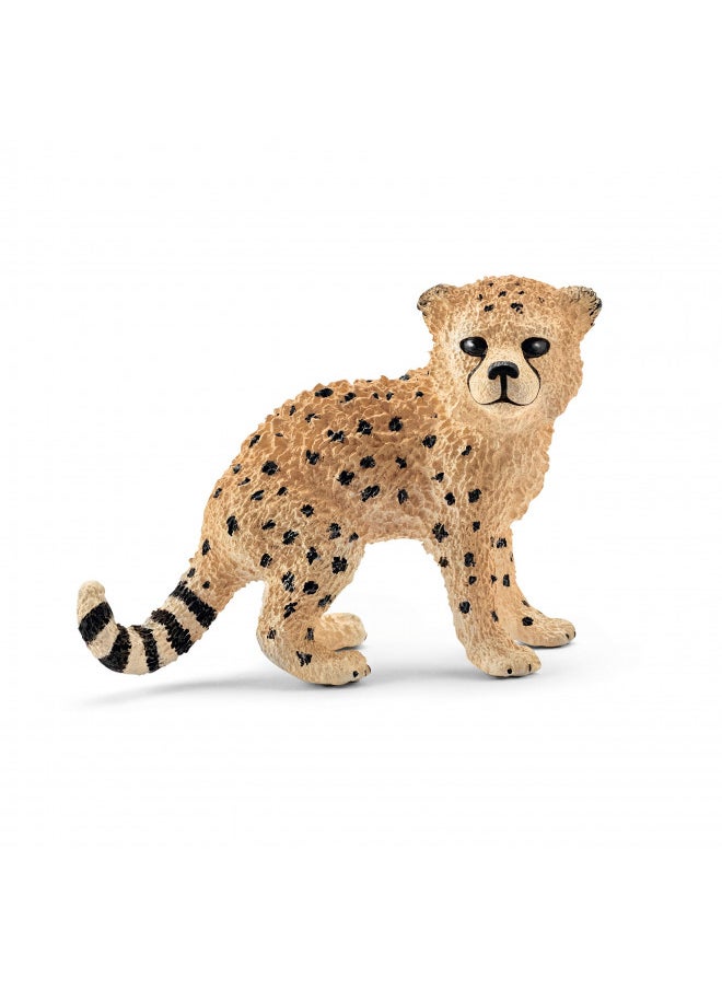 Schleich Wild Life, Animal Figurine, Animal Toys for Boys and Girls 3-8 years old, Cheetah Cub, Ages 3+