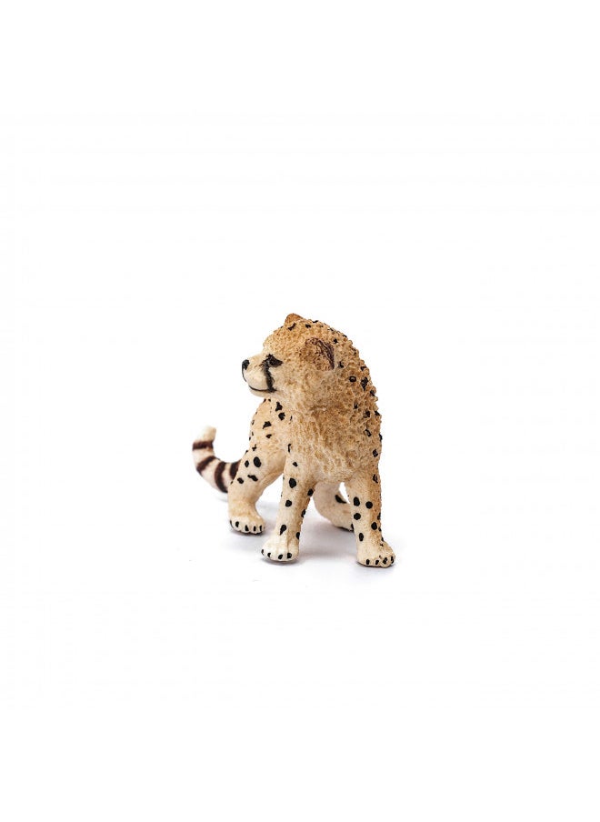 Schleich Wild Life, Animal Figurine, Animal Toys for Boys and Girls 3-8 years old, Cheetah Cub, Ages 3+