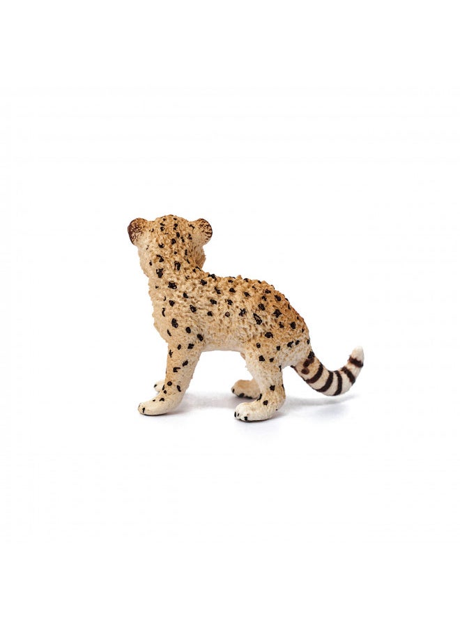 Schleich Wild Life, Animal Figurine, Animal Toys for Boys and Girls 3-8 years old, Cheetah Cub, Ages 3+