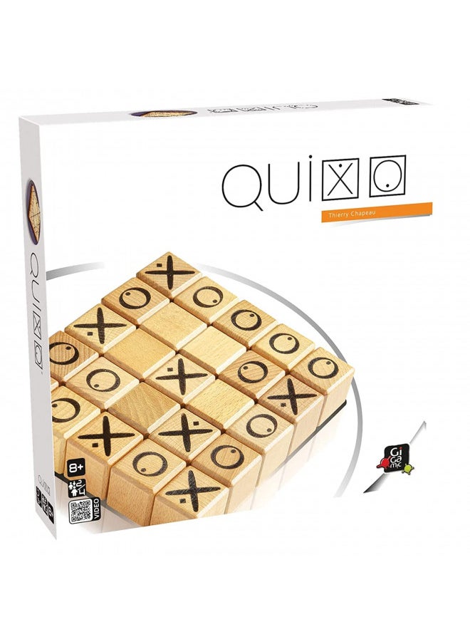 Quixo | Abstract Strategy Game for Families and Adults | Ages 8+ | 2 to 4 Players | 15 Minutes