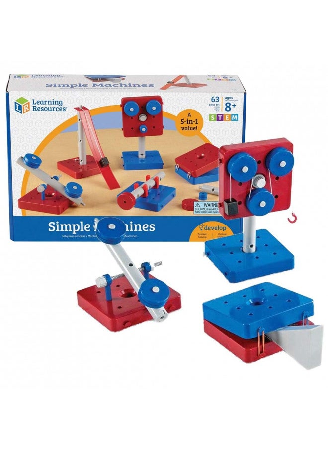 Learning Resources Simple Machines, STEM, Early Engineering Toy Set of 5