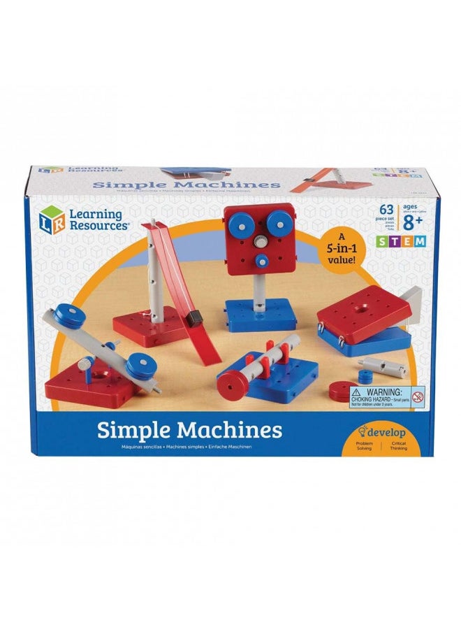 Learning Resources Simple Machines, STEM, Early Engineering Toy Set of 5