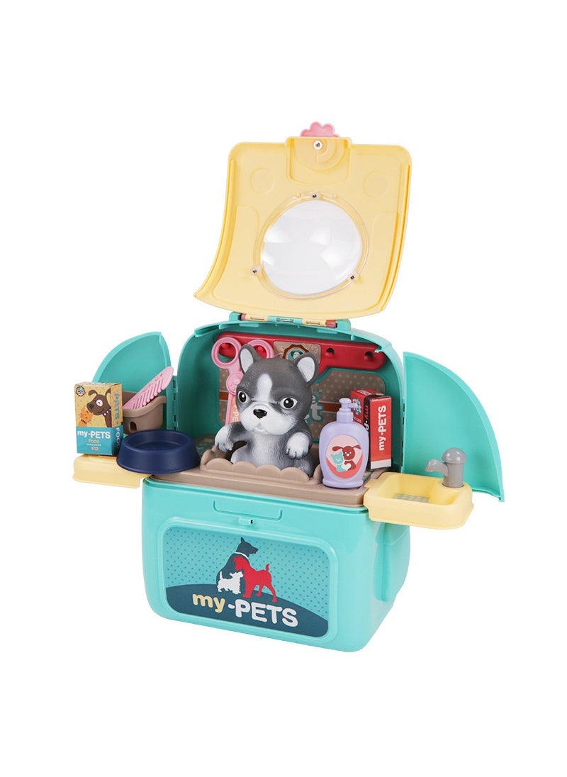 Kids Pet Backpack Space Playset Pink Cat: 036A