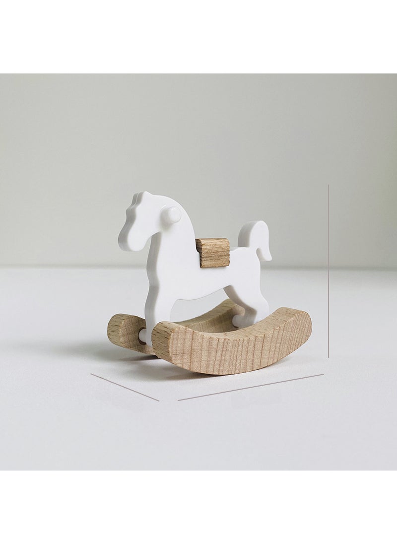 Miniature Dollhouse Furniture Playset Toy Mini Trojan Horse