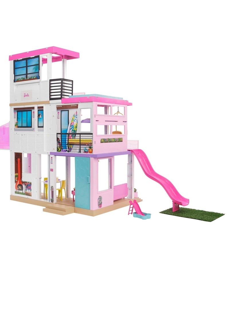 Dreamhouse (3.75-ft) Dollhouse with Pool, Slide, Elevator, Lights & Sounds