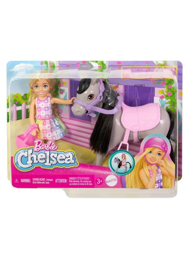 Barbie Club Chelsea & Pony- Blonde