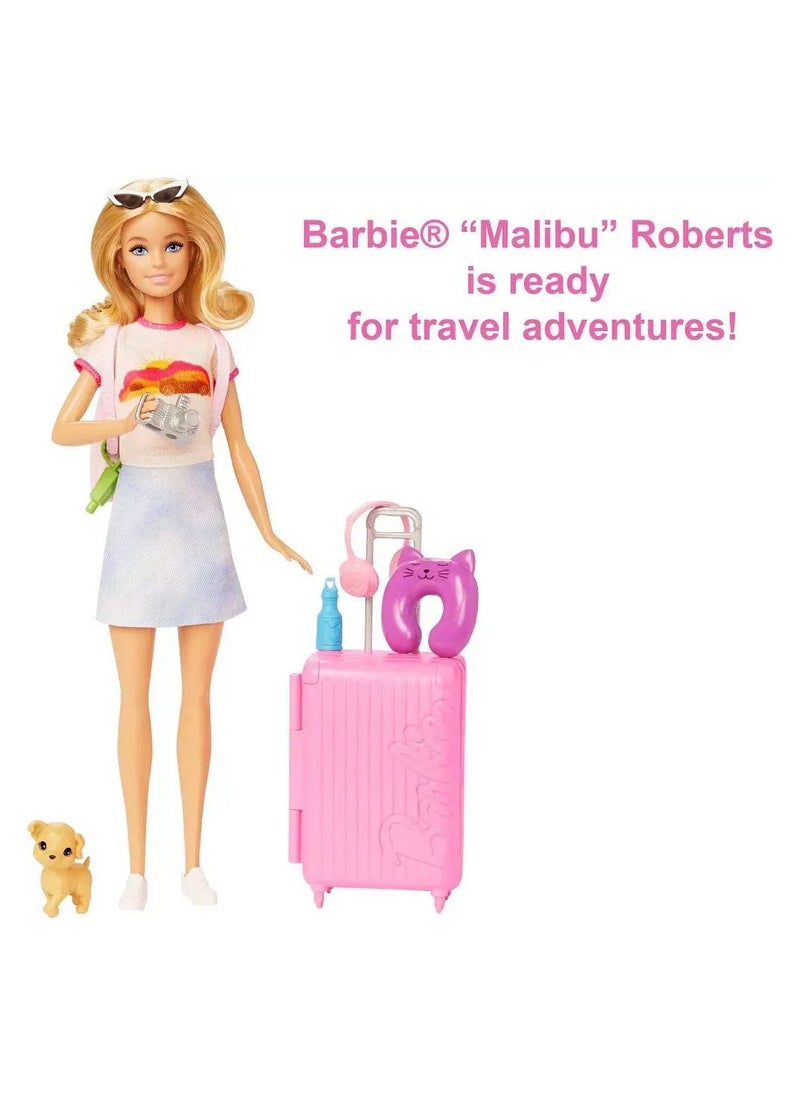 Barbie Travel Doll With Puppy - Refreshed