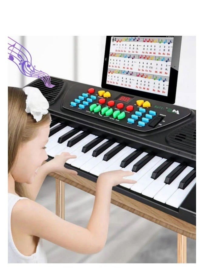 37 Key Piano Keyboard with Microphone for Kids Musical Toys for 3 4 5 6 Year Old kids  USB charging Piano Portable Music Keyboard Electronic Educational Learning Toy for Boys Girls Birthday Gifts