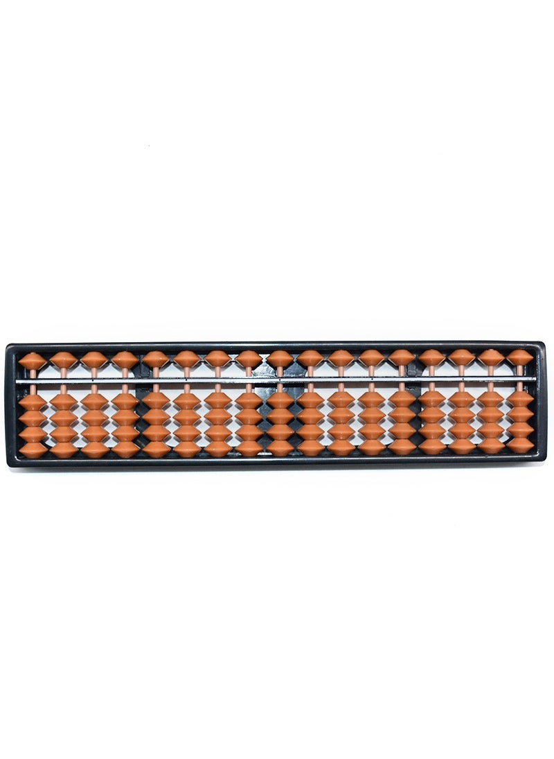 17-file color plastic Abacus Children students Abacus Abacus Kindergarten Foreign trade Abacus 17 all Brown