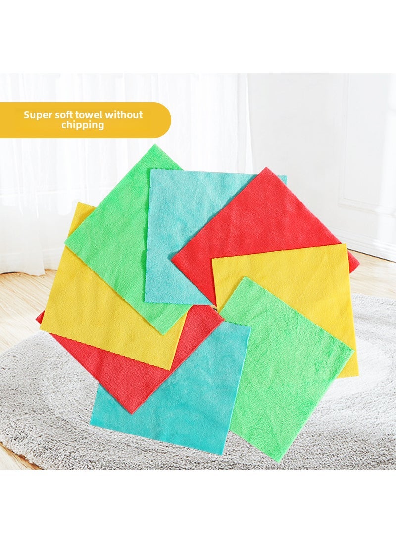 Tear-Resistant Tissue Box Toy for Babies 8 sheets of flannel super soft towel