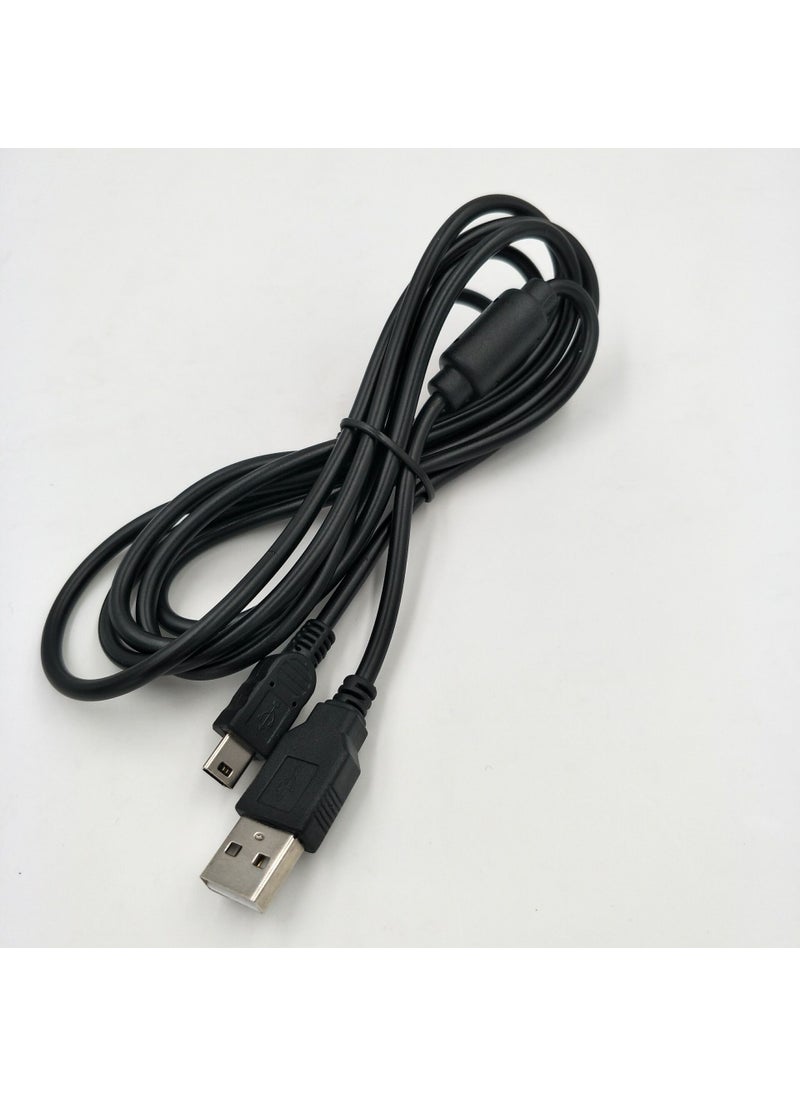 1 x 5 pcs Factory Direct PS3 Controller 1.8M Charging Cable with Magnetic Ring