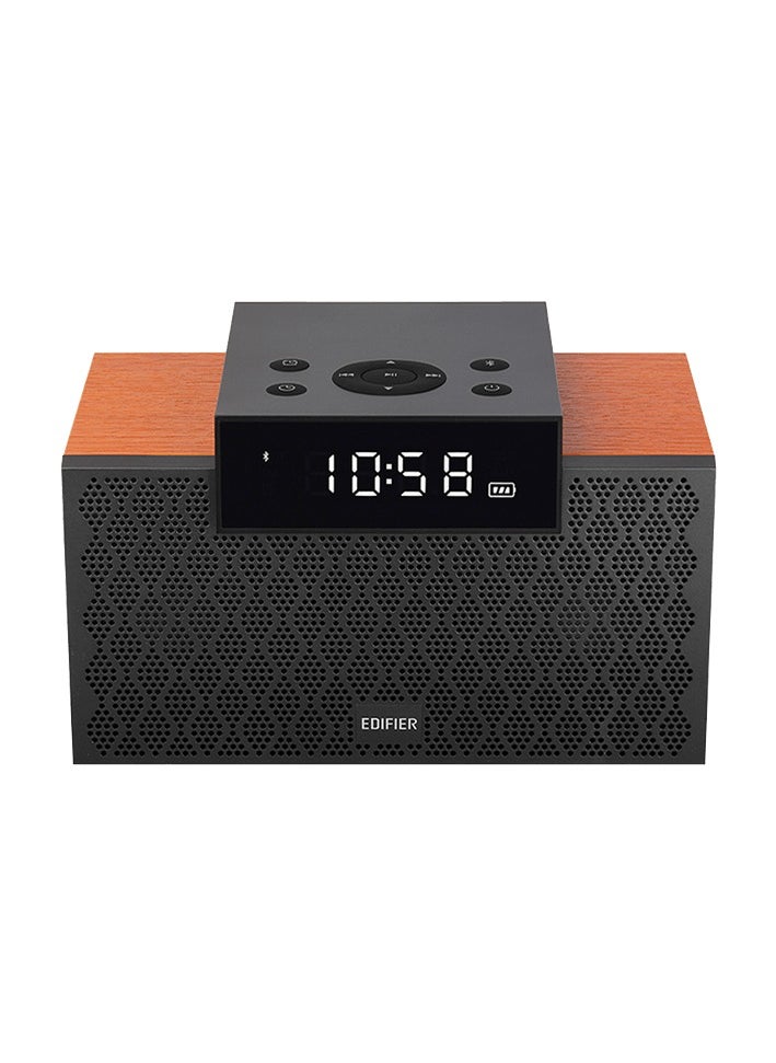 Edifier MP260 2.1 Bluetooth Speaker,BT5.0,Clock,Alarm,USB,MSD,Brown