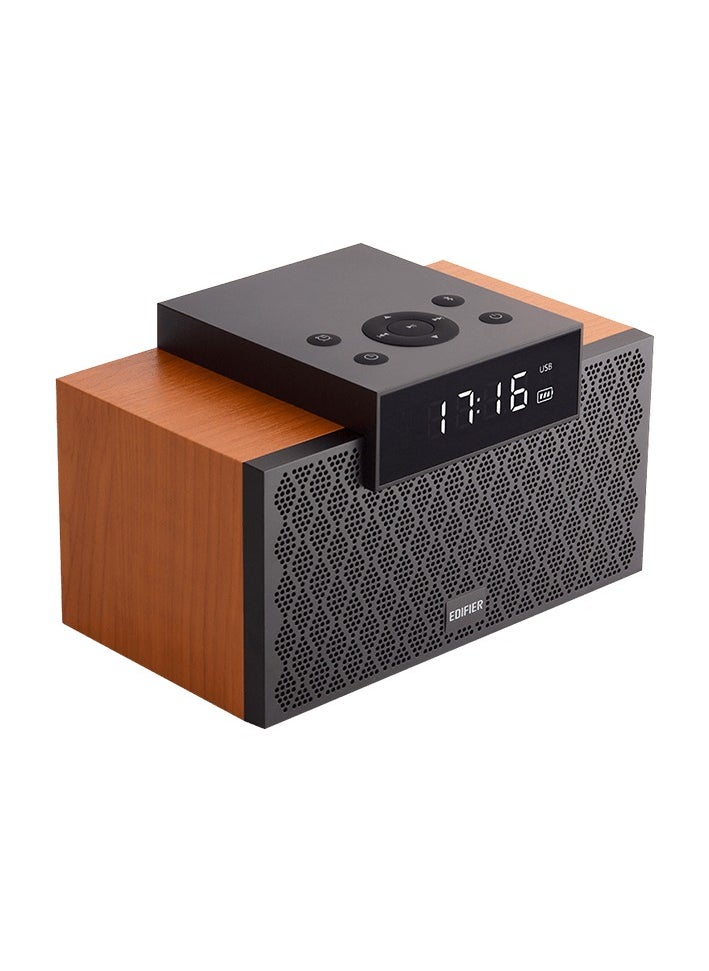 Edifier MP260 2.1 Bluetooth Speaker,BT5.0,Clock,Alarm,USB,MSD,Brown