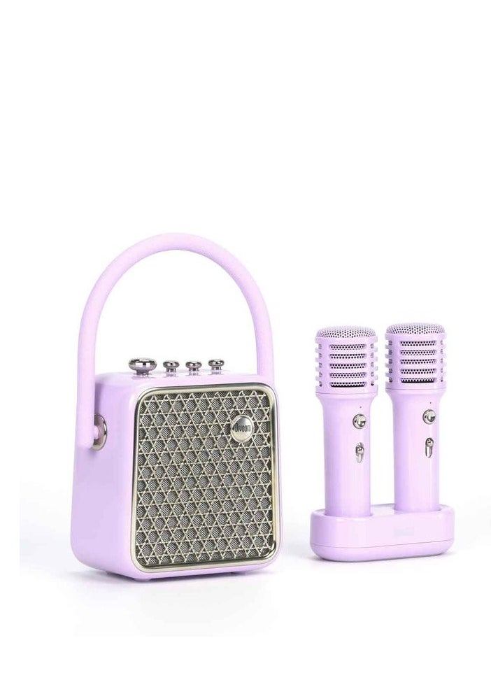 Divoom SongBird-SE Portable Dual Microphone Speaker - Purple