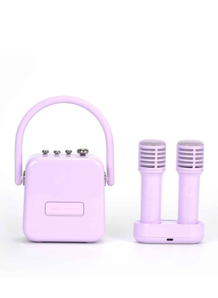 Divoom SongBird-SE Portable Dual Microphone Speaker - Purple