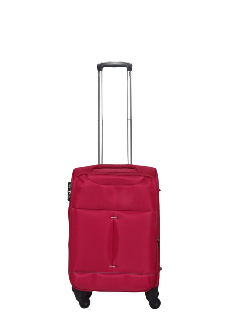 Saw&See 3 Piece Oxford Cloth Trolley Luggage Set Universal Wheels with Digital Lock 20/24/28 Inch Red