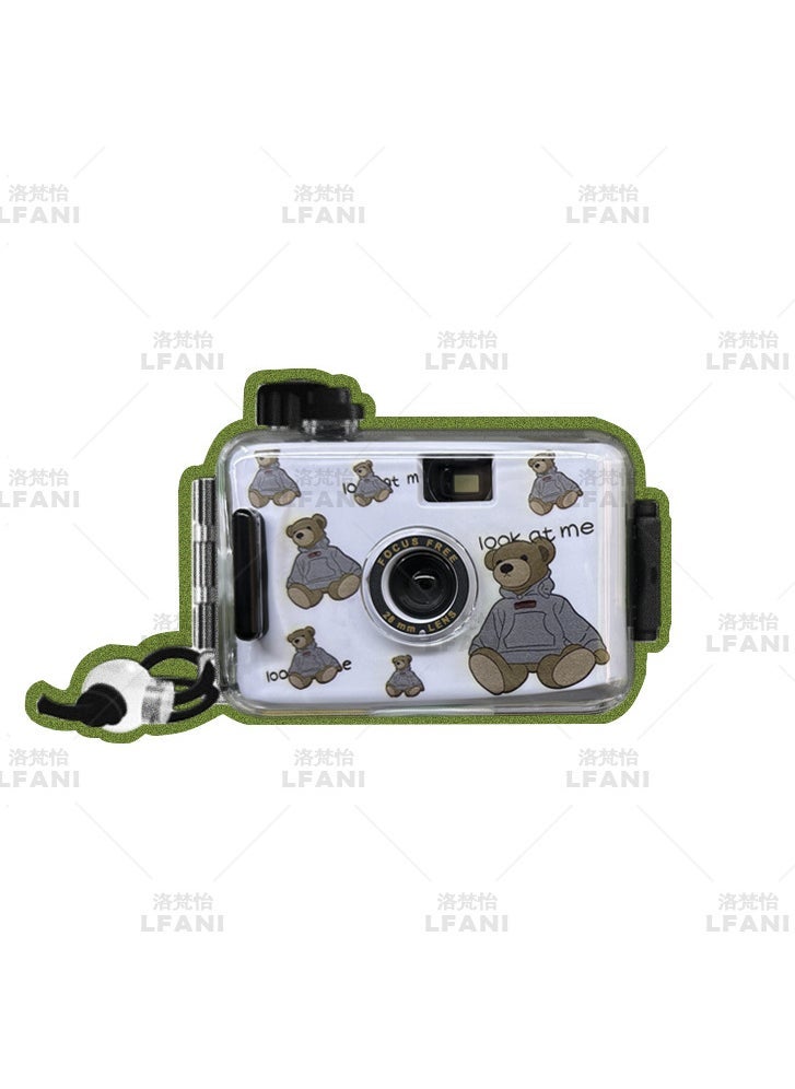 Wholesale 135 Dummy Sport Non Disposable Film Camera Retro Film Student Polaroid Children Camera Cool Bear