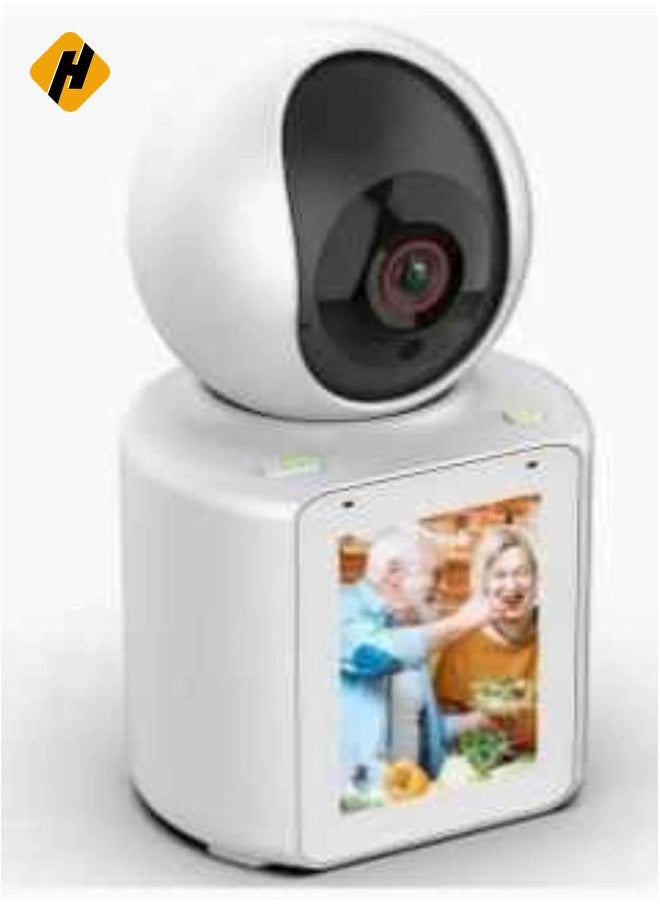 Full HD WIFI Video Calling PT Camera with One-Click Call, Anthropomorphic Detection, and Infrared Night Vision via Mobile App