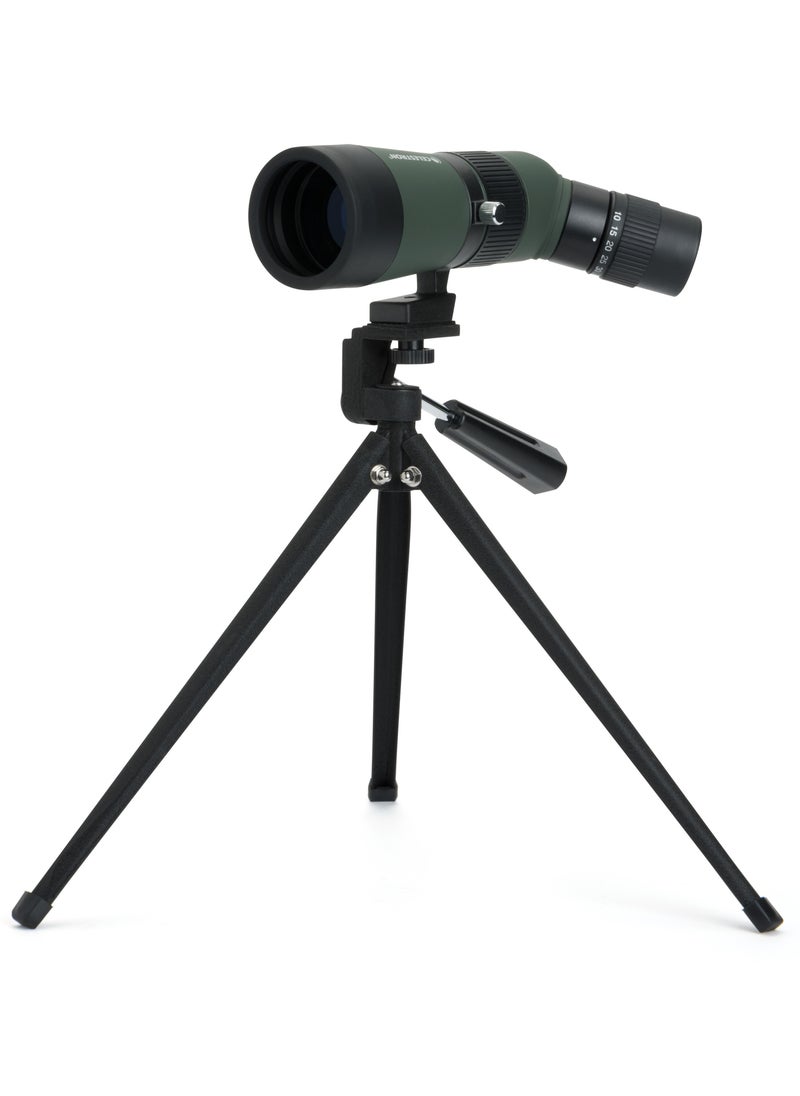 LandScout 10-30x50mm Angled Zoom Spotting Scope with Table-top Tripod