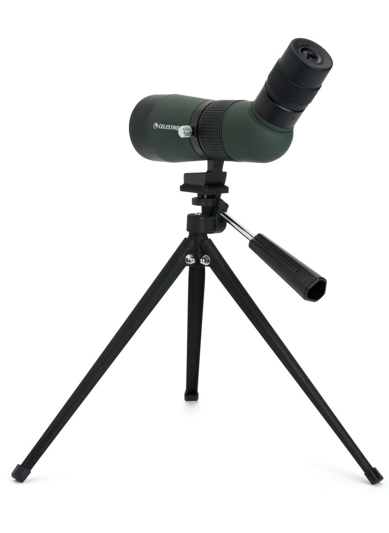 LandScout 10-30x50mm Angled Zoom Spotting Scope with Table-top Tripod