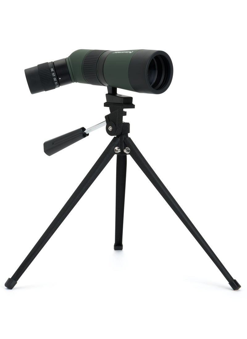 LandScout 10-30x50mm Angled Zoom Spotting Scope with Table-top Tripod
