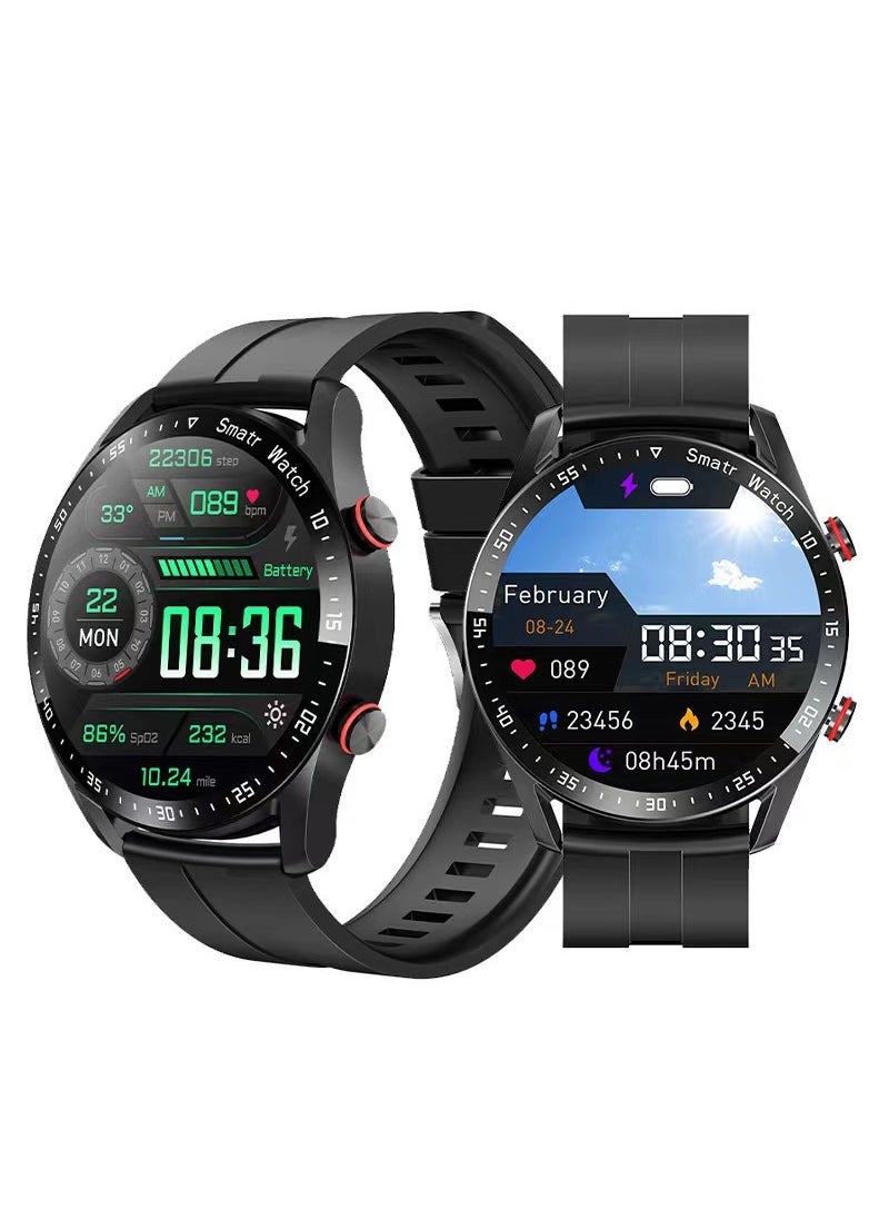 HW20 Multifunctional Smartwatch Offline Sports Black Belt