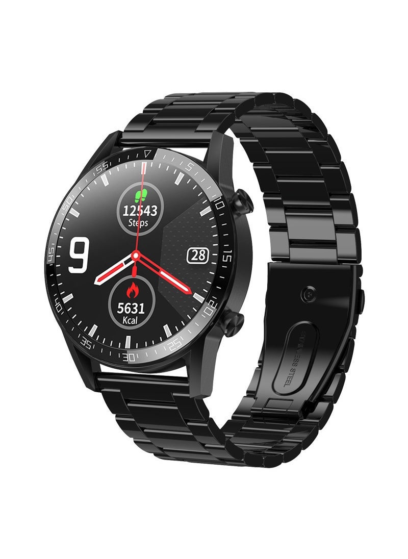 HW20 Multifunctional Smartwatch Offline Sports Black mechanical steel belt