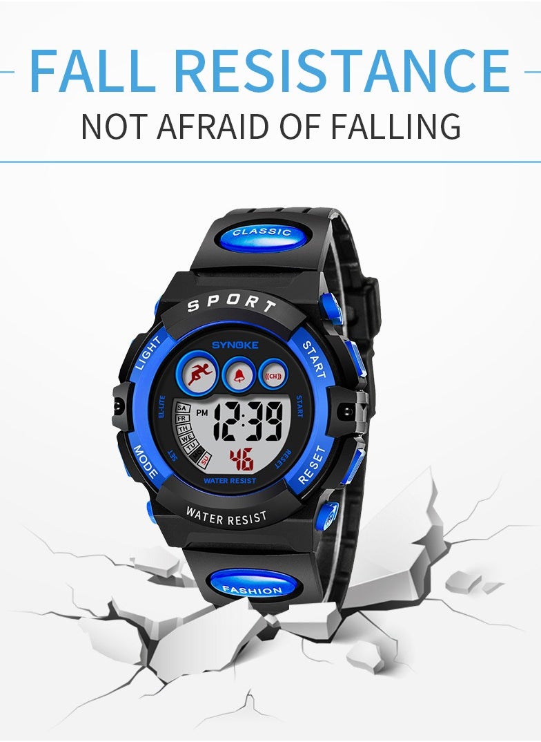 Colorful Luminous Children's Student Waterproof Electronic Watch