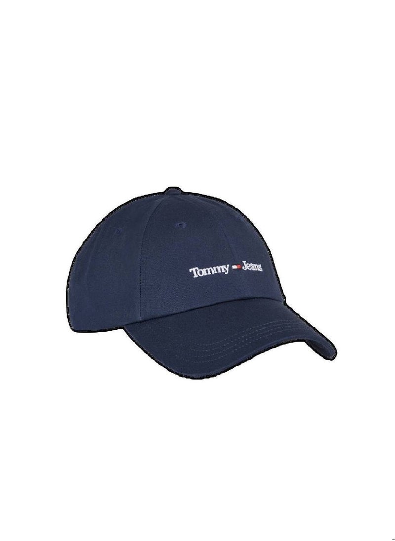 Men's Organic Cotton Logo Baseball Cap, Navy