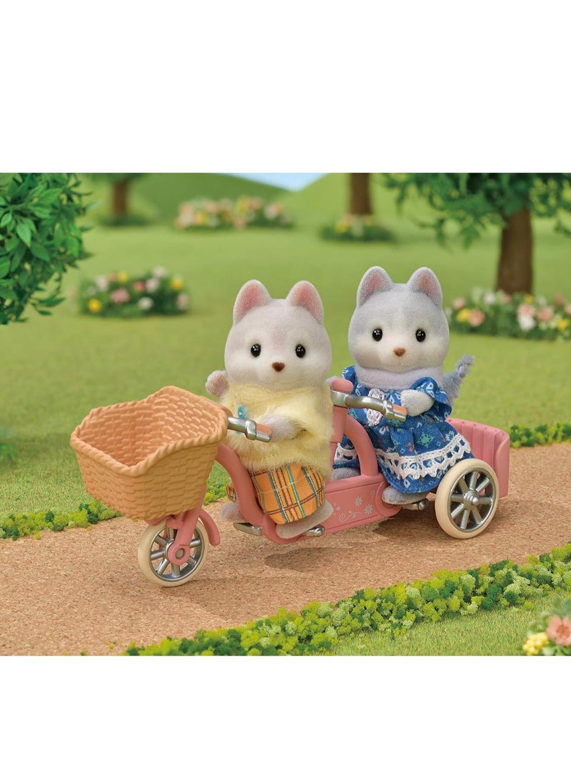 Sylvanian Families Tandem Cycling Set - Husky Sister