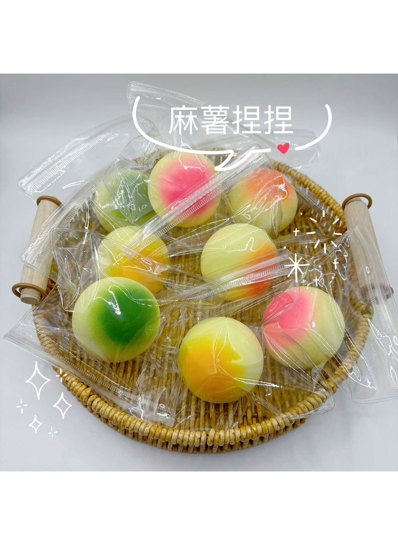 Giant Squishy Mango Stress Relief Toy Mochi pinch