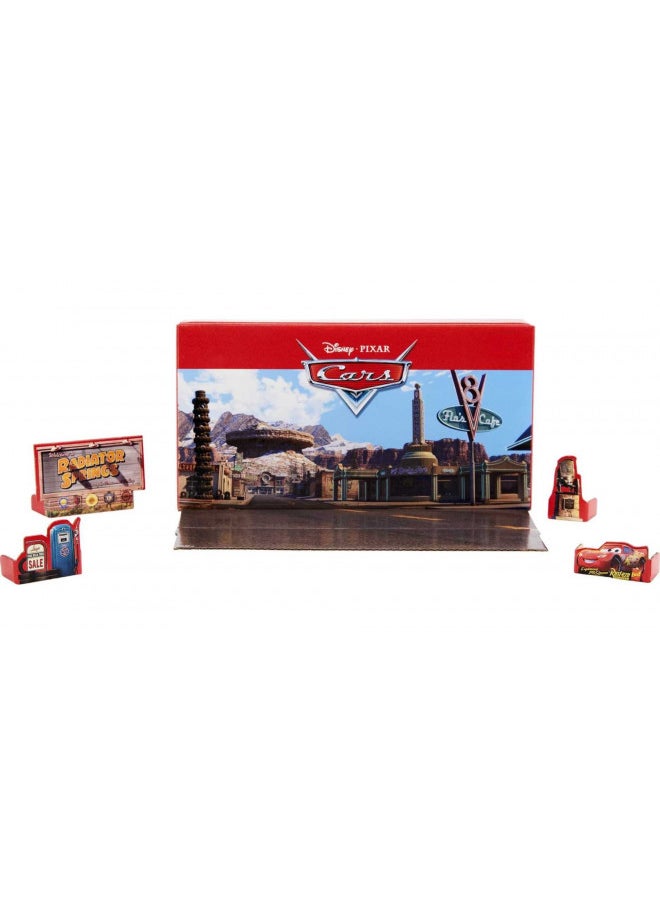 Mattel Disney Pixar Cars Vehicle 5-Pack Collection, Set of 4 Character Cars & 1 Red Fire Truck Inspired by Radiator Springs, Collectible Toy for Kids & Fans Ages 3 Years Old & Up